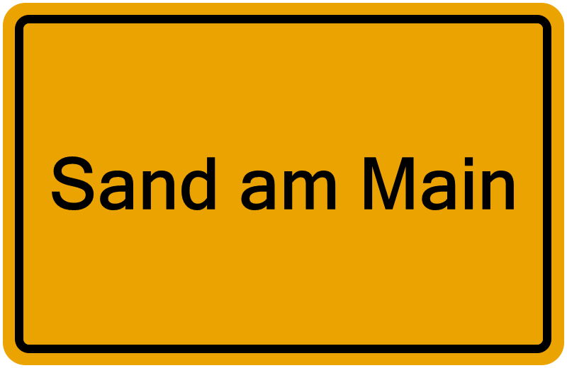 Handelsregisterauszug Sand am Main